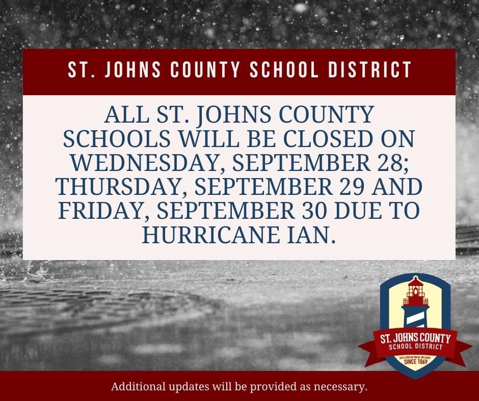 St. Johns County schools closed through Friday The 904 Now